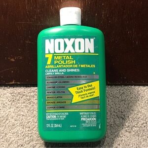Noxon 7 Liquid Metal Polish for Stainless Steel Aluminum Bronze & Copper 12oz